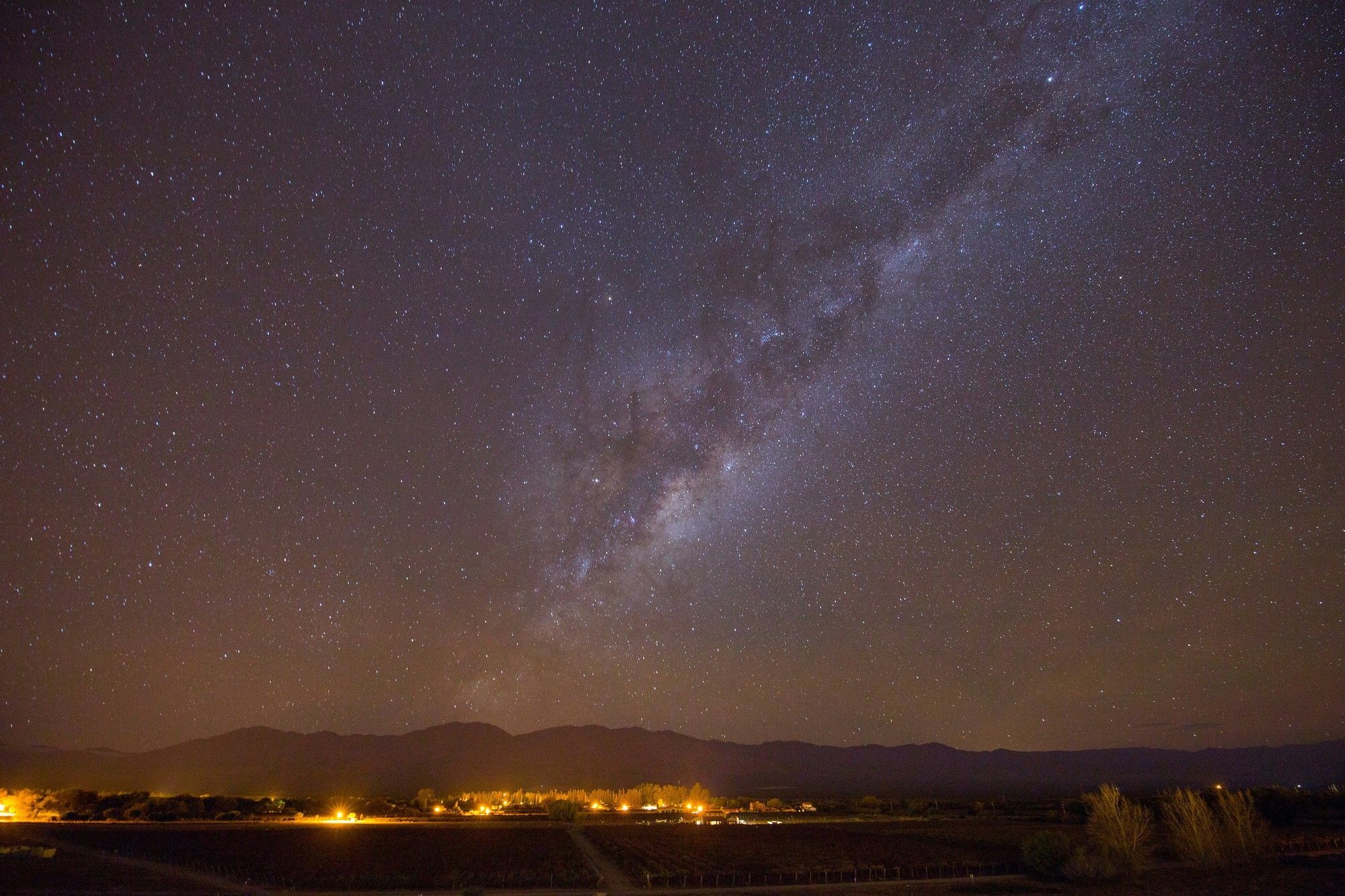 Grace Cafayate Hotel Luaran gambar Milky Way over the town of La Calera, New Mexico